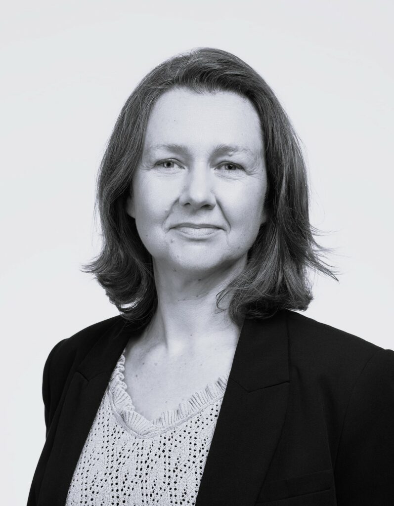 Florence Piquemal, photo en noir et blanc